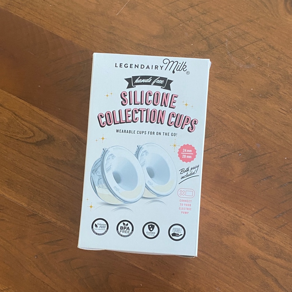 Lengendairy Milk Silicone Collection Cups Size 21, 24, & 28mm Shields - Picture 2 of 5